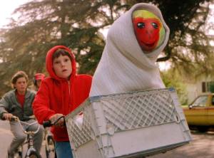 The Fulu monkey as E.T, from the popular movie of the early 1980s